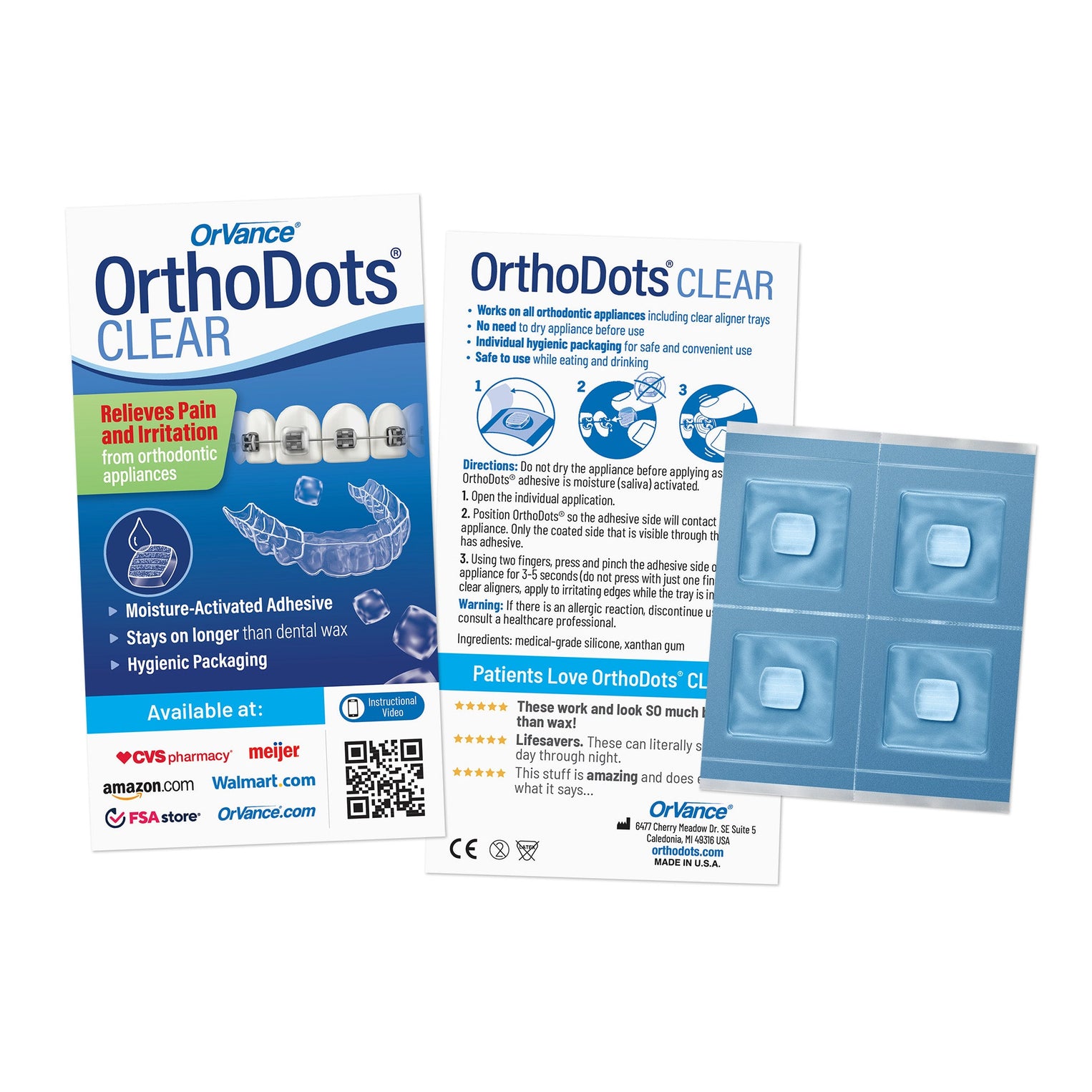OrthoDots® CLEAR Sample - Professional Dispensing Pack